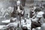 Обсуждение Н.А. Мануйловой с Р.И. Яранцевым в Кавголово, весна 1986 г. 