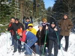 На лыжах в Орехово, март 2009 г. 