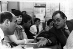 В Словарном кабинете с А.И. Молотковым, 1984 г. 